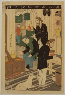 Cooking in foreign settlement house