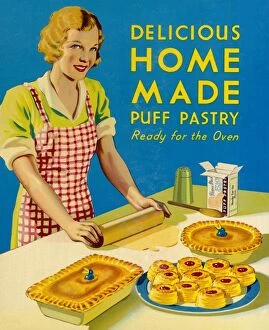 Images Dated 15th September 2010: Cooking Puff Pastry