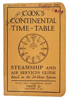 COOKs TIMETABLE 1937