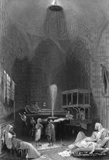 Flowing Prints: Cooling Room of a Turkish Bath, Istanbul, Turkey