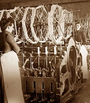 Winding Collection: Cop winding machine, linen production, Victorian period