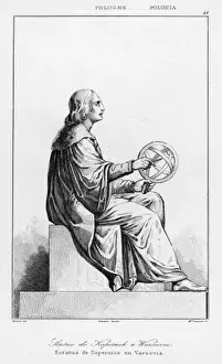 Calendar Prints: Copernicus / Statue