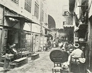 Khan Collection: Coppersmith's Workshop in Khan-el-Khalil, Egypt