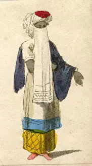 Veil Prints: Copts (Coptic) costume, Egypt