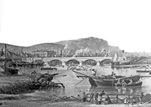 Copy Prints: A copy of a drawing of Old Belfast, Queens bridge