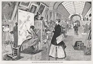 Copyists in the Louvre