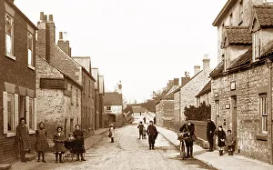 Northamptonshire Prints: Corby Main Street early 1900s