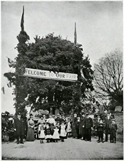 Images Dated 14th November 2017: Corby Pole Fair, Northamptonshire 1902