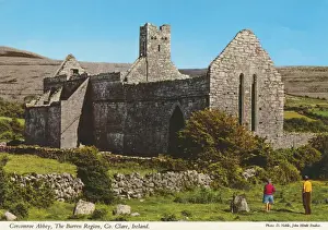 Clare Prints: Corcomroe Abbey, The Burren Region, County Clare