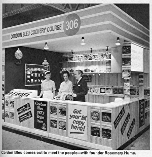 Images Dated 29th September 2017: Cordon Bleu with its founder, Rosemary Hume