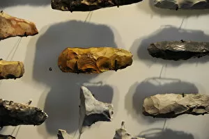 Flint Collection: Core axes. Maglemosian and Kongemose periods. 8500-5500 BC