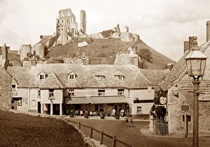 Corfe Prints: Corfe Castle and village