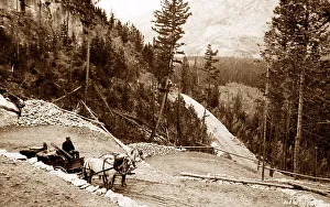 The Corkscrew Drive, Banff, Canada