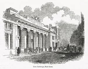 Corn Exchange building in Mark Lane 1845