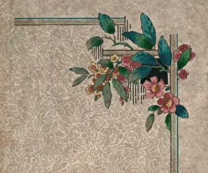 Corner design, SMB wallpaper sample book