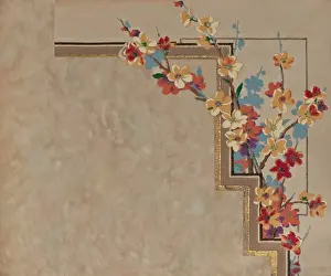 Corner design, SMB wallpaper sample book
