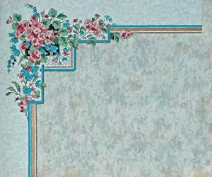Corner design, SMB wallpaper sample book