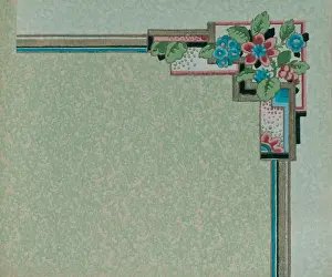 Corner design, SMB wallpaper sample book