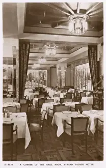Corner of the Grill Room, Strand Palace Hotel, London