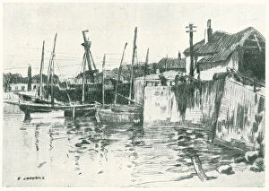 Sanders Collection: A Corner Of Newlyn Harbour