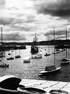 Hind Prints: A corner of the Outer Harbour, Torquay, Devon, England
