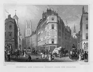Cornhill Prints: Cornhill / Exchange 1830