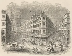 1750 Prints: Cornhill / Exchange / C1750