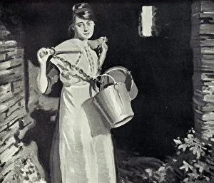 Buckets Prints: A Cornish Milkmaid
