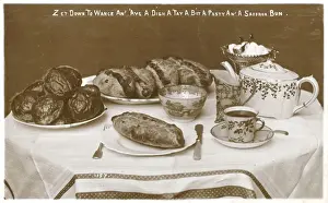 Delicacies Prints: Cornish Traditional Food