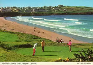 Crazy Prints: Cornwall, England - Fistral Bay, Pentire Point, Newquay