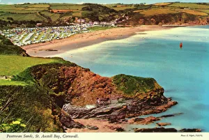 Austell Prints: Cornwall, England - Pentewan Sands, St. Austell Bay