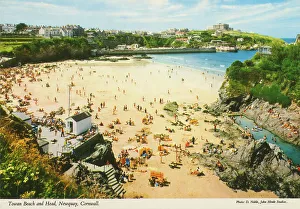 Towan Prints: Cornwall, England - Towan Beach and Head, Newquay