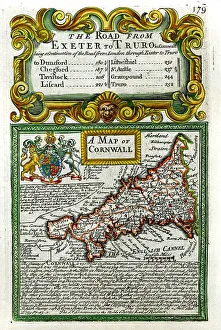 Truro Prints: Cornwall (Road From Exeter To Truro)