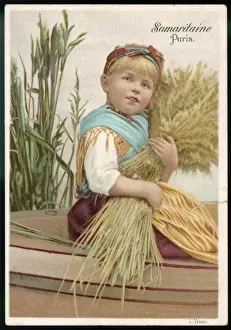 Wheatsheaf Prints: A Corny Girl