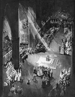 Coronation 1953 - Crowning of Queen Elizabeth II