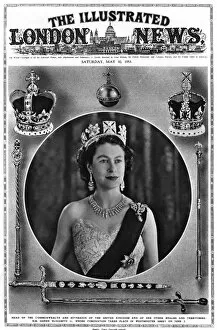 Images Dated 6th June 2011: Coronation 1953, Illustrated London News front cover