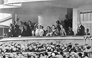 Hunt Collection: Coronation 1953, the royal box at Ascot