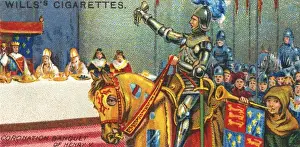 Coronations Prints: Coronation Banquet of King Henry V