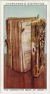 Coronations Prints: The Coronation Book of Henry I - a 12th century manuscript of St John's Gospel