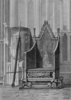 London Gallery: Coronation Chair, Westminster Abbey