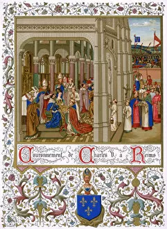 Images Dated 13th March 2018: CORONATION OF CHARLES V