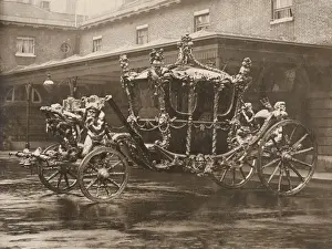 Mews Prints: Coronation Coach in the Royal Mews