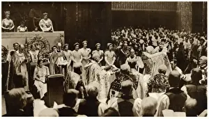 Crowning Prints: Coronation, Crowning of King George VI 1937