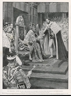 Ceremony of crowning of King Edward VII