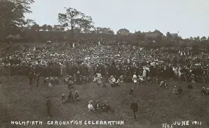 Coronation Festival at Holmfirth, West Yorkshire