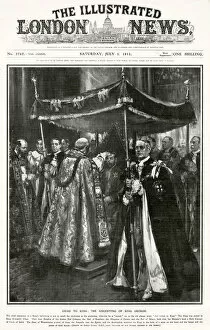 Images Dated 8th August 2018: Coronation of George V - Anointing