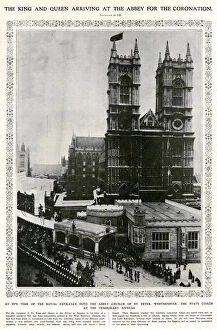 Coronation of George V - arriving at Westminster Abbey 1911