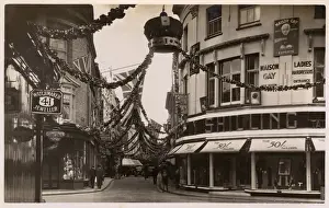 Drapery Prints: The Coronation of George VI - Celebrations at St Helier