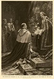 Oath Prints: Coronation of King Edward VII