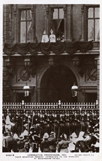 Images Dated 24th March 2017: Coronation of King George V and Queen Mary